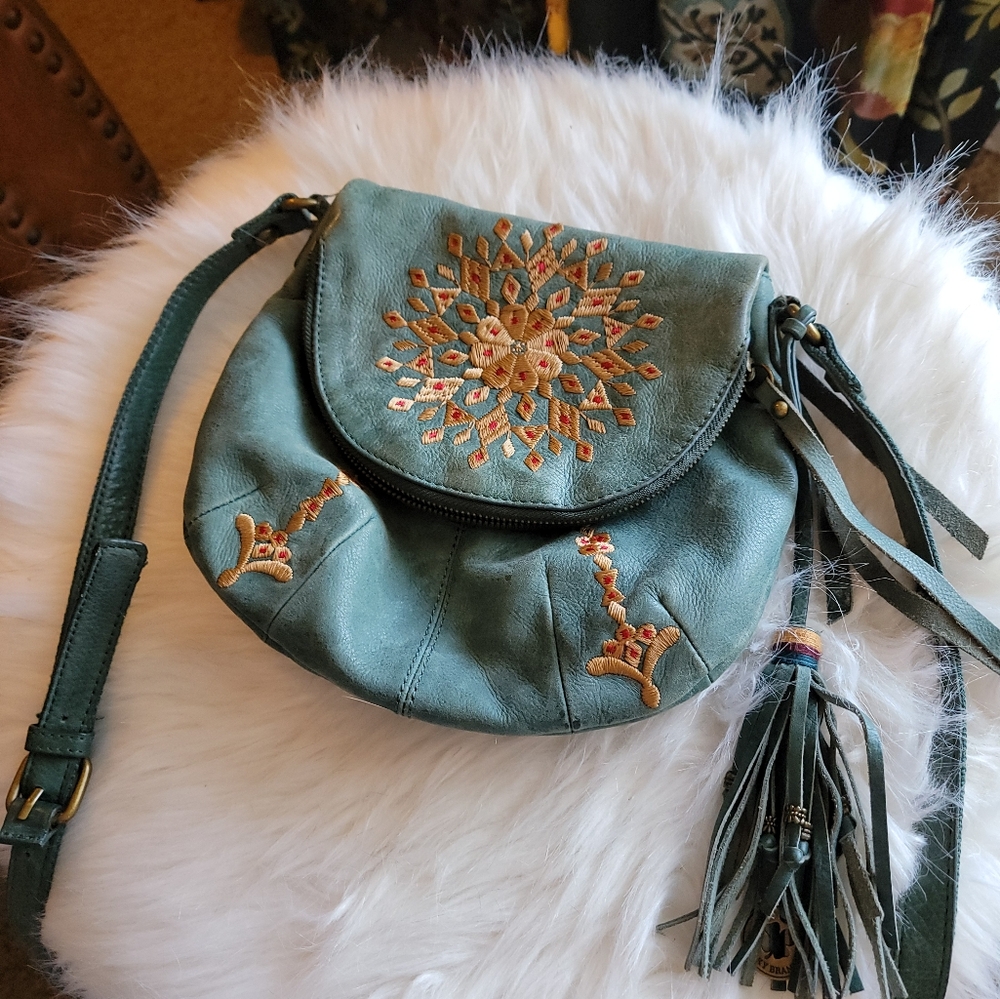 Lucky Brand Casbah Crossbody Purse - Teal